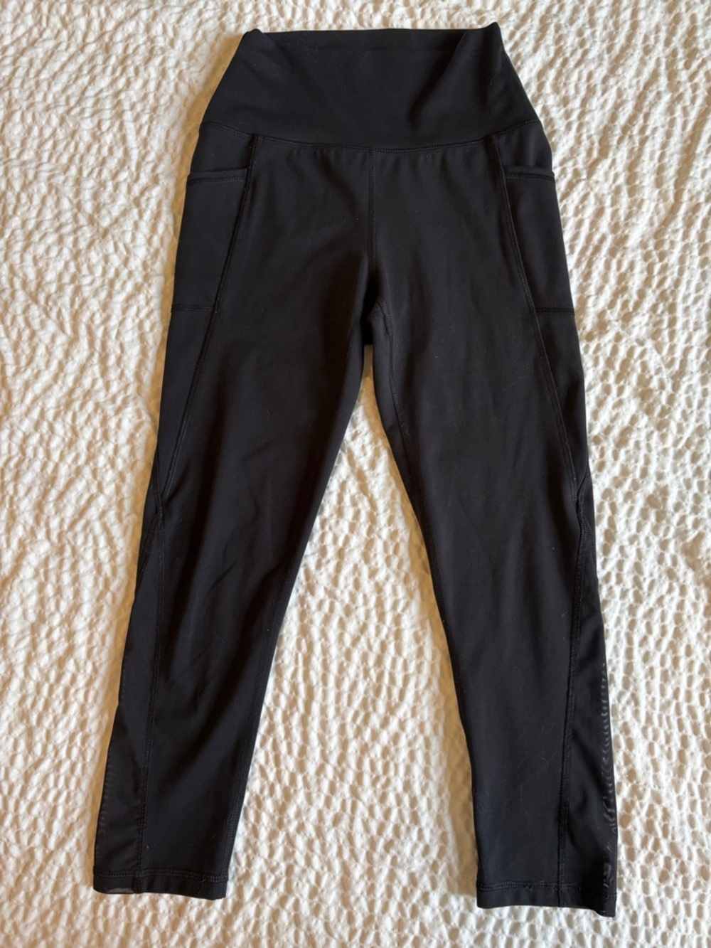 Women's Black High-Waist Athletic Leggings